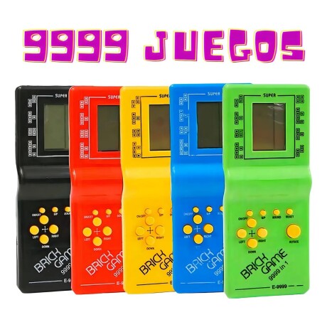 Consola Brick Game 9999 In 1 Varios Colores 001