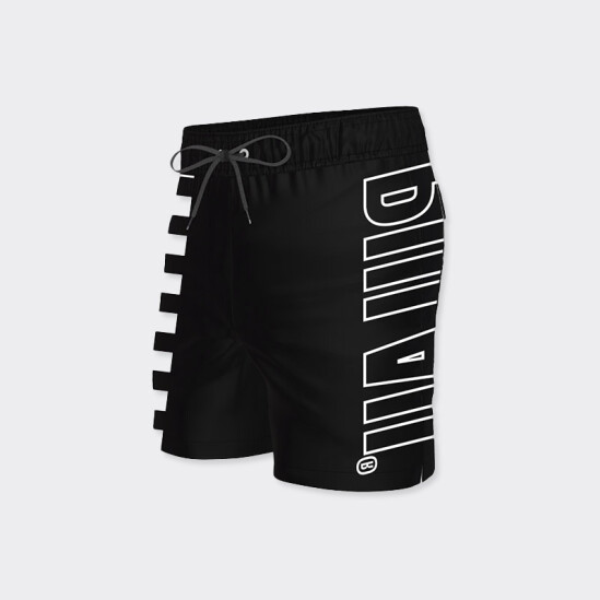 Short Pulau Checker Negro