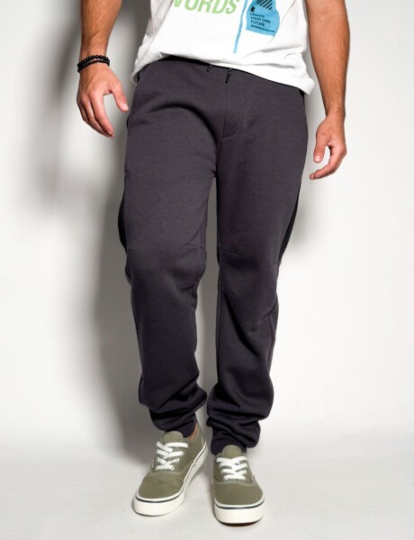 Jogger de algodon con puño Etan Azul