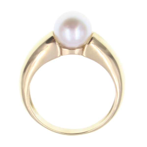 Anillo Catalina en oro amarillo 18k. con perla de cultivo Anillo Catalina en oro amarillo 18k. con perla de cultivo