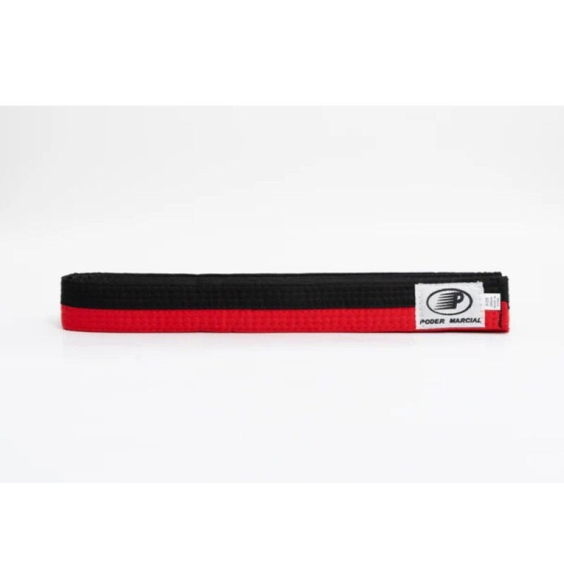 Cinturón de Artes Marciales –Negro/Rojo 300 cm CINTURON 300 CM ROJO/NEGRO