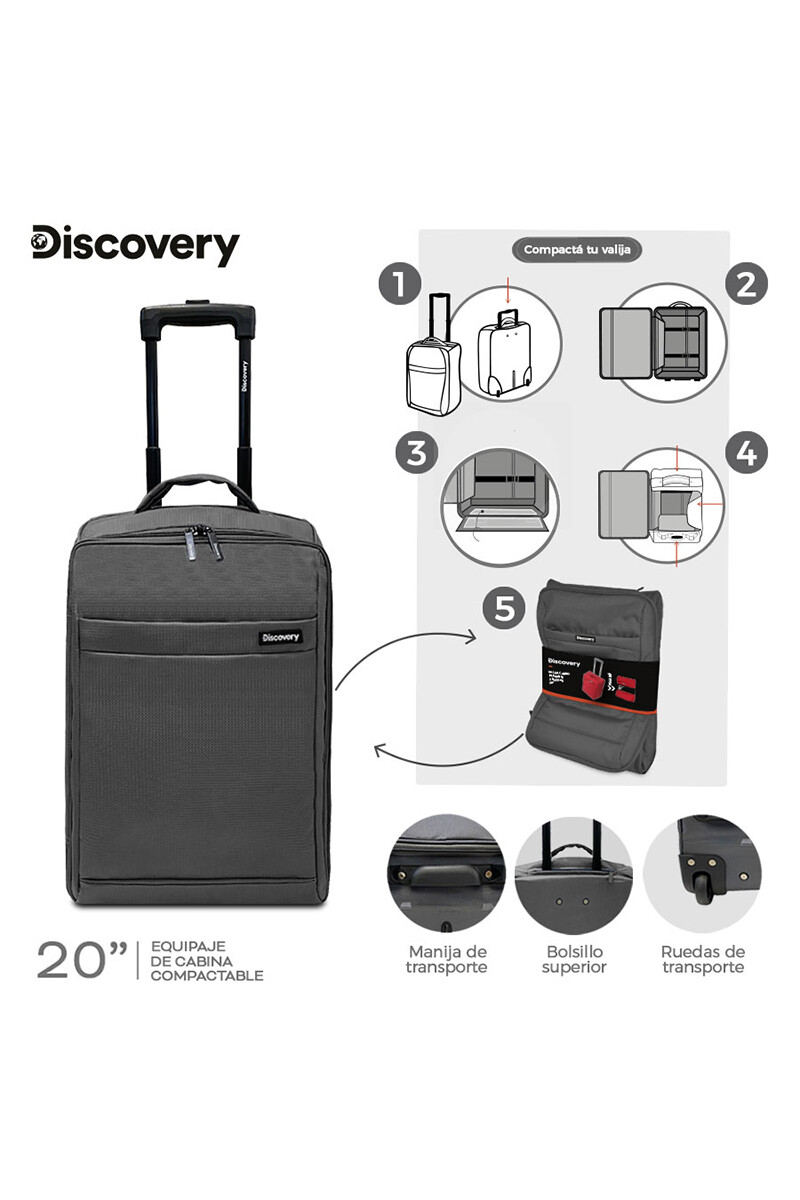 Valijas Discovery Gris