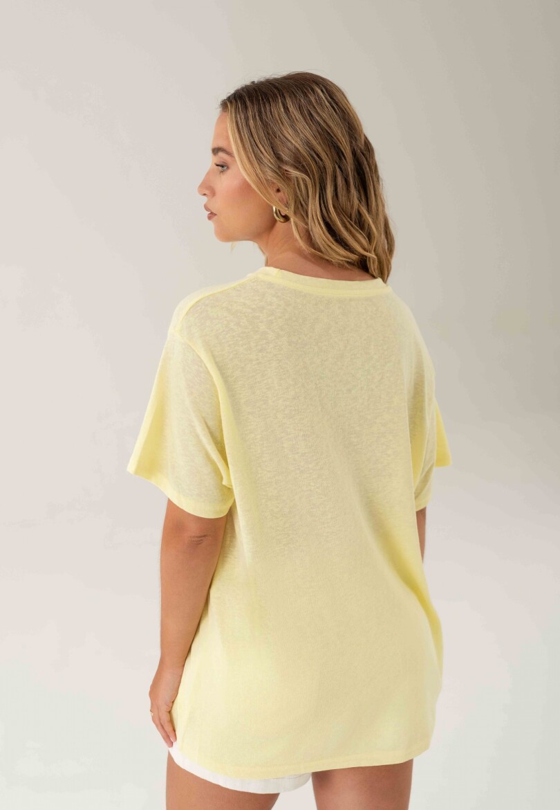 Remera Basic Eterna Amarillo