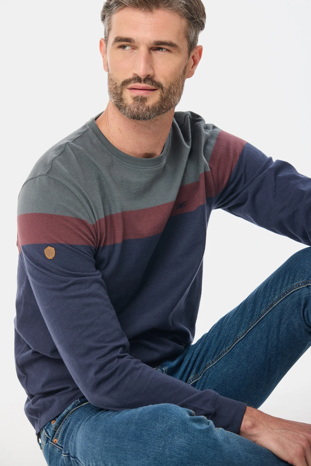 REMERA RAYADA Verde