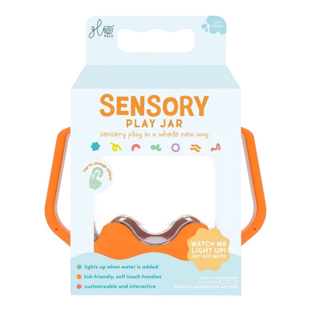 Jarra Sensorial Glo Pals Naranja 