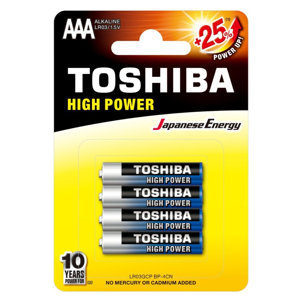 TOSHIBA PILA ALKALINA AAA X 4 UNID UNID. única