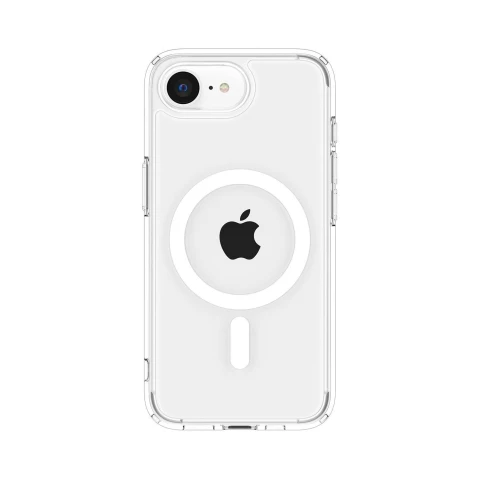 Spigen Funda Crystal Hybrid Mag Fit iPhone 16e White Spigen Funda Crystal Hybrid Mag Fit iPhone 16e White