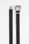 Cinturón básico metallic negro