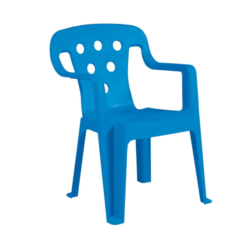 Silla infantil con apoya brazos AZUL