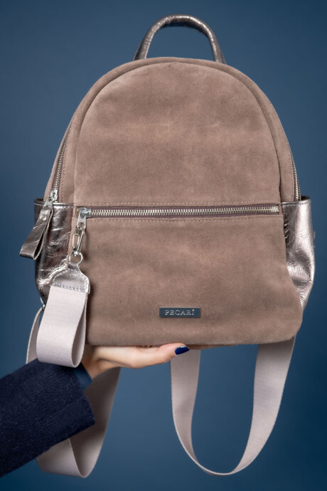 Mochila acacia Vison gamuza