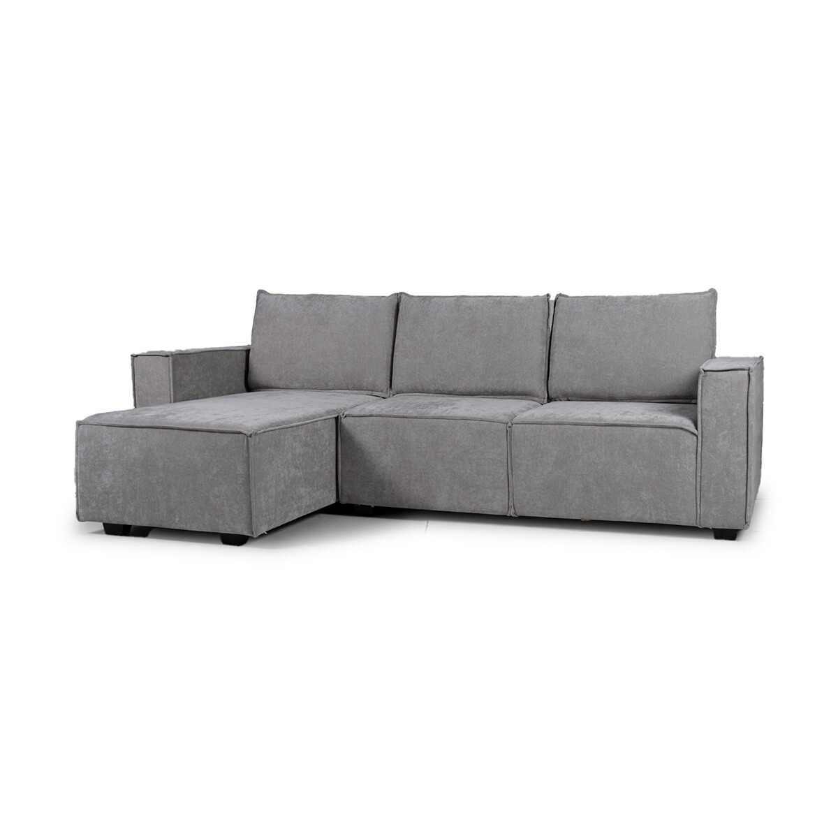 Rinconera Urban - Tela Microfibra - Chaise Izquierdo - 12074 (Gris) 