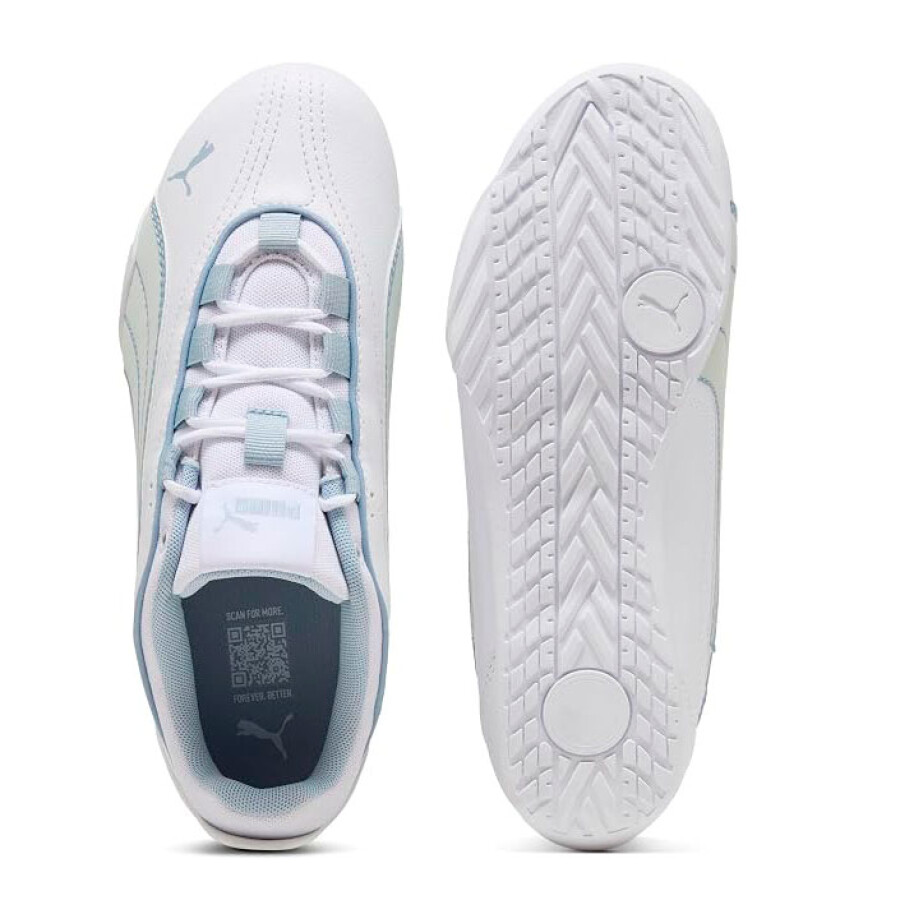 Championes de Mujer Puma Catch Soleil Blanco - Verde