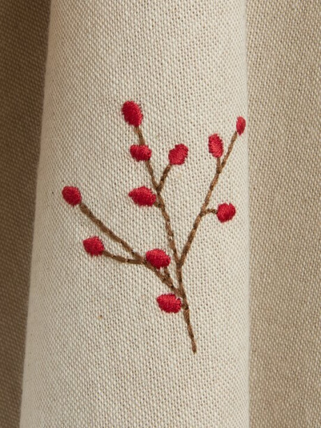 Repasador navideño HYME 50x70 cm beige 2u. Repasador navideño HYME 50x70 cm beige 2u.