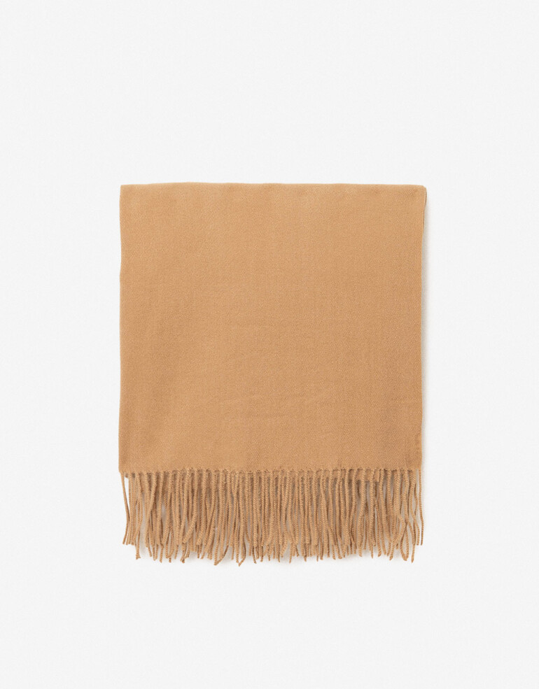 Bufandas Special Price Bufanda Con Flecos - Marron Camel