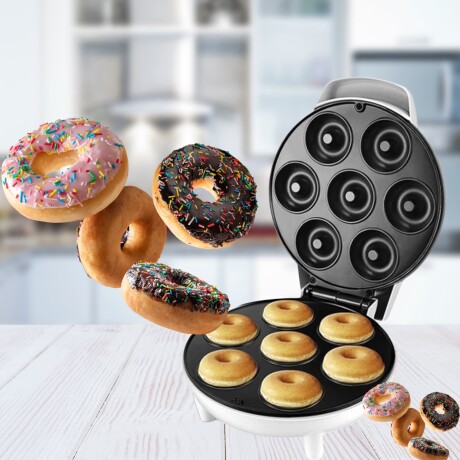 Maquina 7 Mini Donas Rosquillas Antiadherente Negro