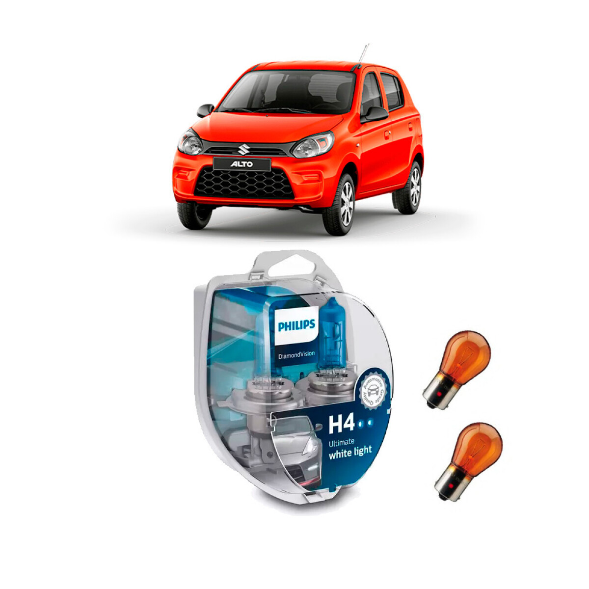 LAMPARA COMBO PACK LAMPARAS PHILIPS SUZUKI ALTO 800 