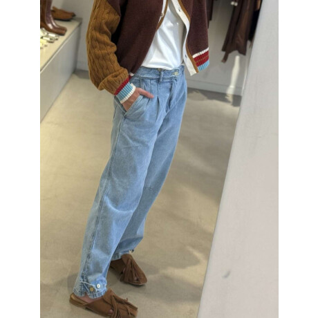 Pre Venta Jean Gaucho Cool Celeste