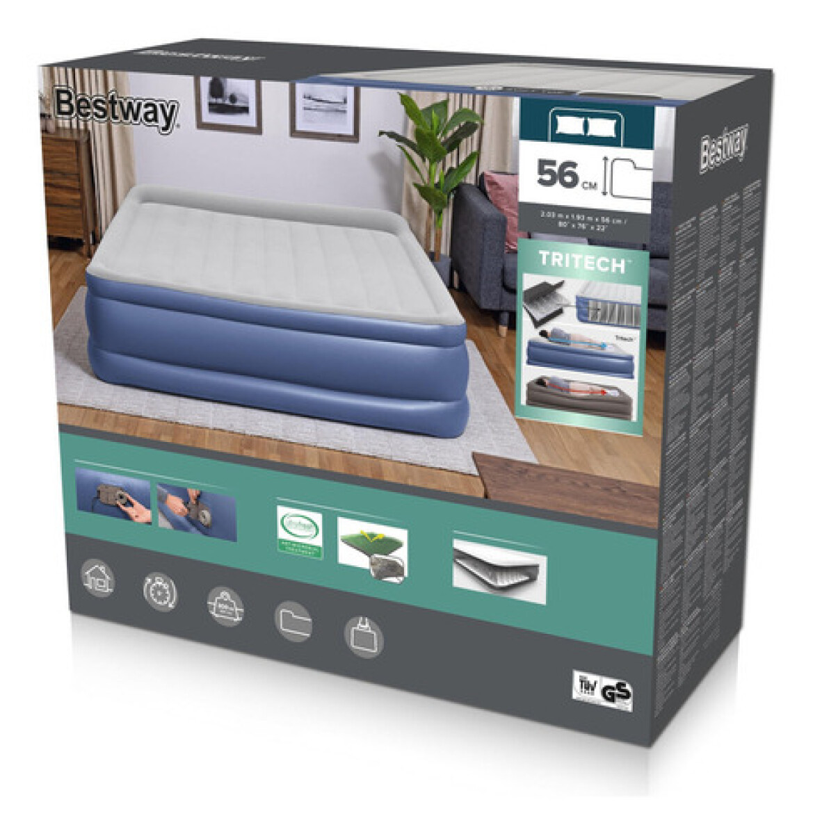 COLCHON INF. KING BESTWAY ELECTR 2P 67692 