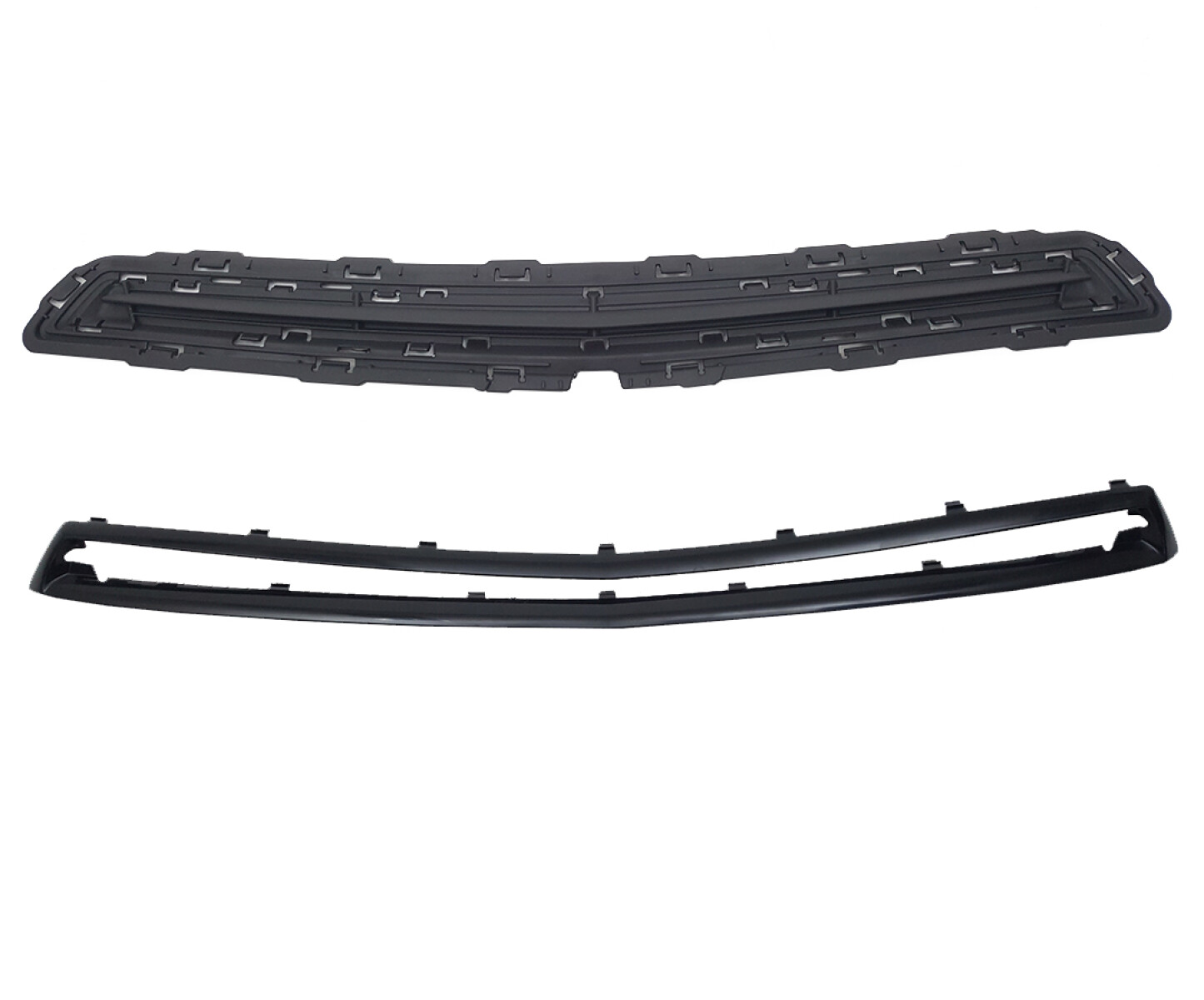 REJILLA SUPERIOR NEGRA CON MOLDURAS CROMADAS - ONIX LS / PRISMA LS 