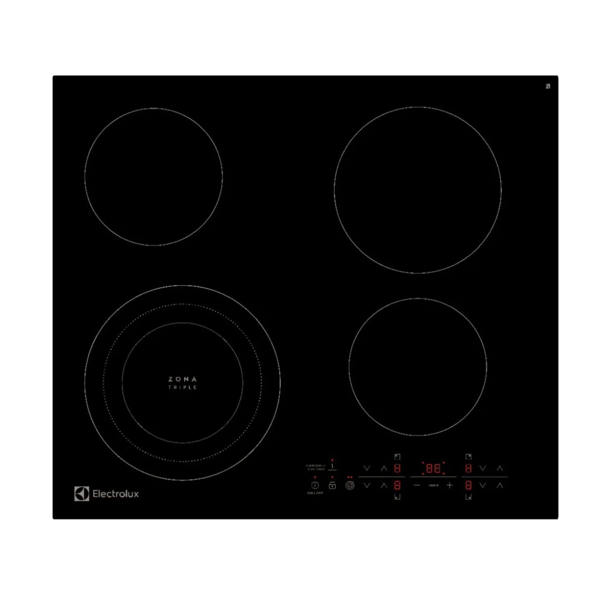 Anafe Electrolux Vitroceramica 4H ETEF24F7ESB 