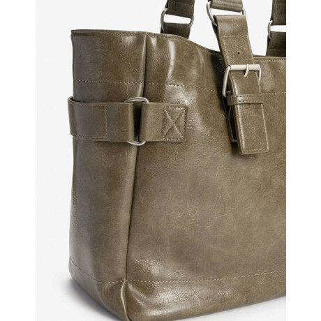 Cartera Formato Shopper Verde Militar