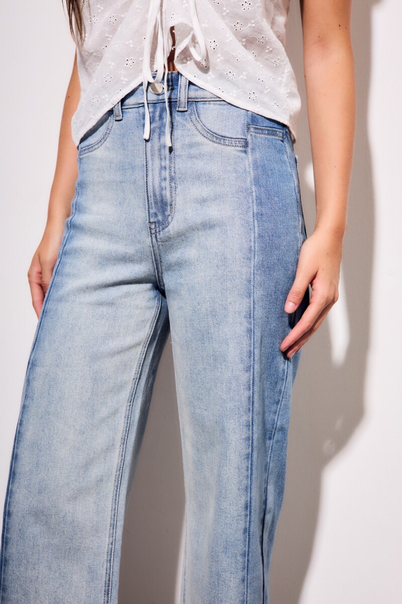 Jean Combinado Denim