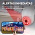 Cámara Seguridad WiFi 1080P Exterior Ip66 Inalambrica Noche Color Blanco
