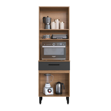 Aparador Para Cocina O Comedor 4 Puertas 1 Cajón Ub NEGRO