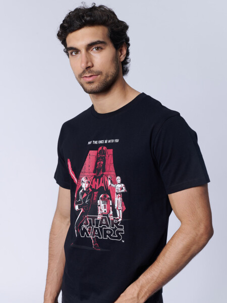Remera Star Wars Negra