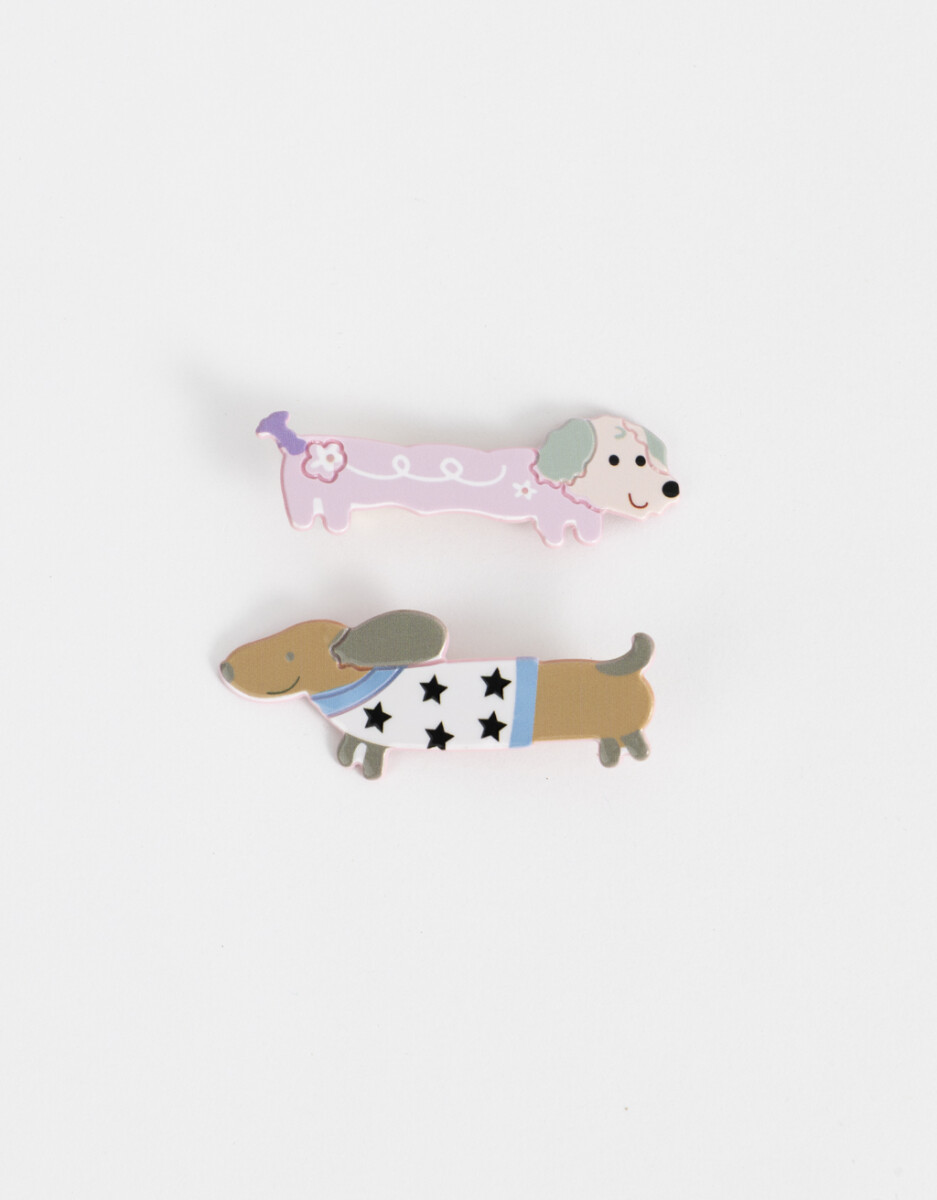 Set De Piquitos De Perro Salchicha 