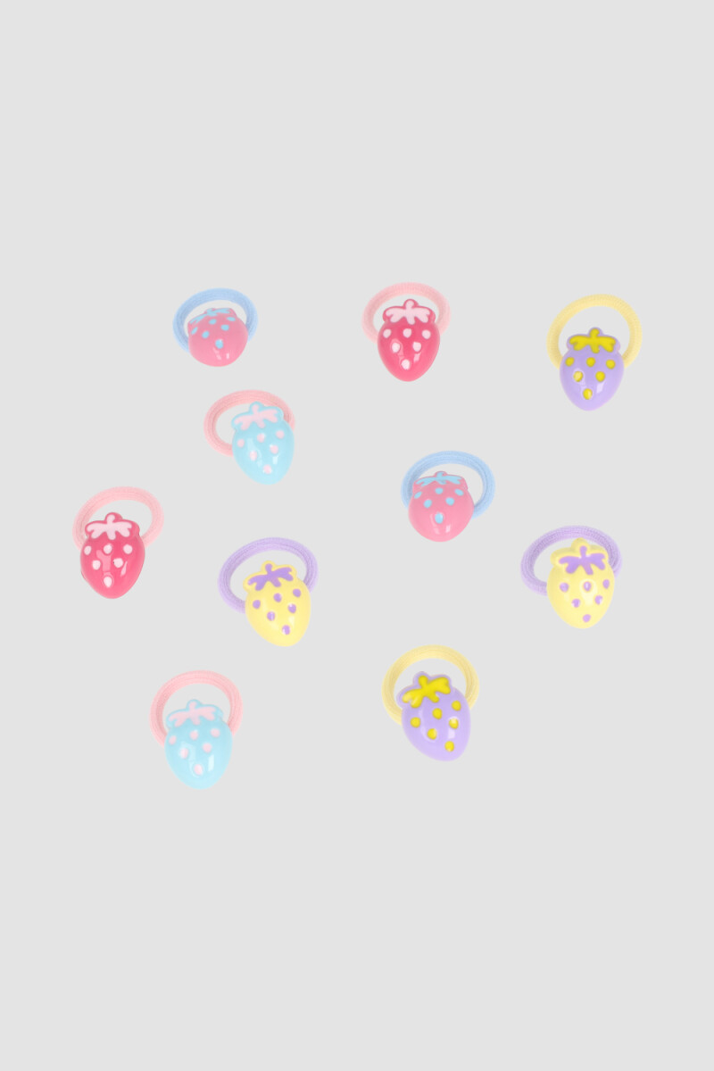 Set de gomitas fresas para el pelo Surtidos