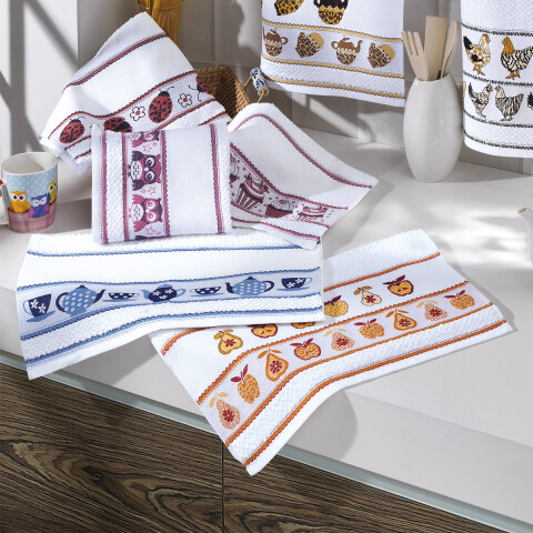 Repasador Cocina Dohler Jacquard Bord 45 cm x 70 cm Juego té