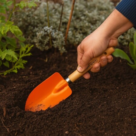 PALA DE JARDIN CON MANGO TRAMONTINA 30CM PALA DE JARDIN CON MANGO TRAMONTINA 30CM