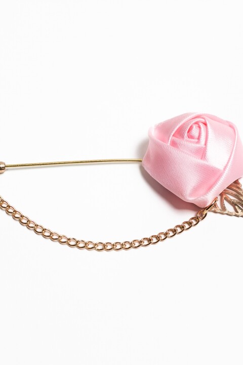 Pin para el Ojal Diseño Flor ROSADO