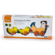 Gallina de arrastre con dos pollitos Viga Gallina de arrastre con dos pollitos Viga
