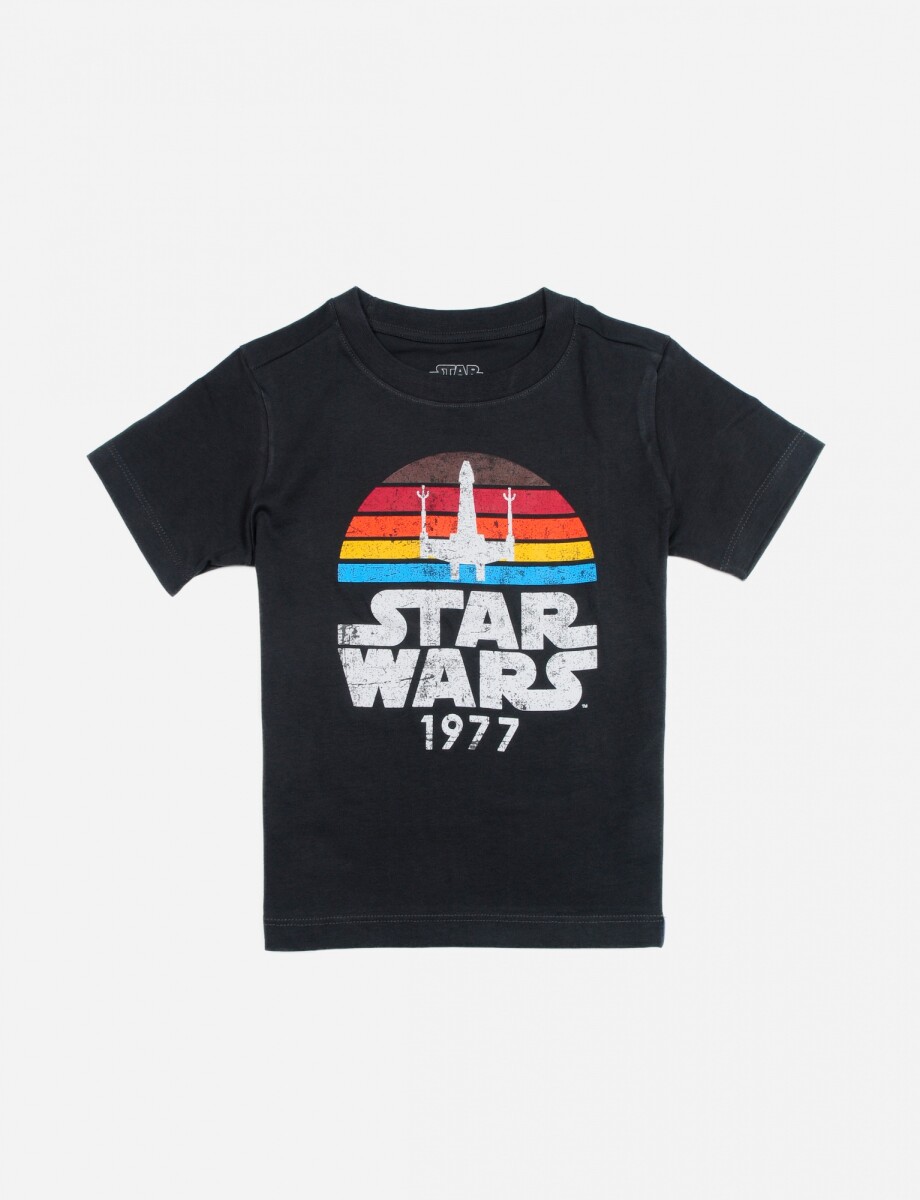 Camiseta niño Star Wars - GRIS OSCURO 