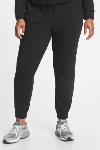 Pantalon Deportivo Con Puño True Black