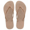 Sandalias de Mujer Havaianas Havaiana SLIM Beige Arena - Dorado