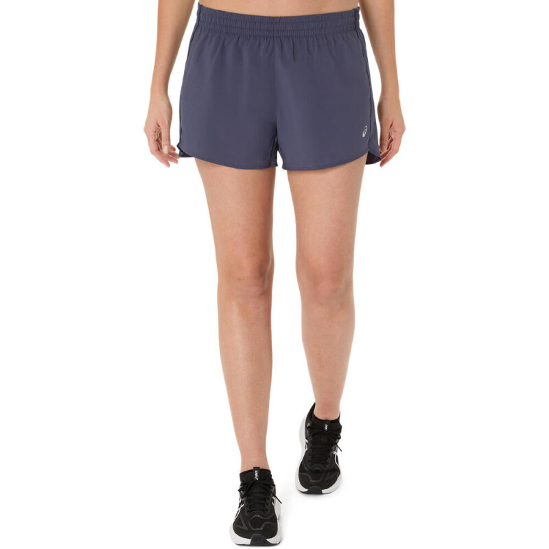 Short Running Silver 4In Mujer Indigo Fog