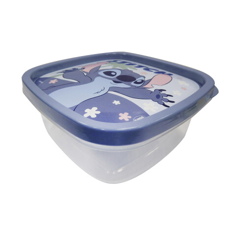 Pote Plástico Stitch 580 ml AZUL PIEDRA
