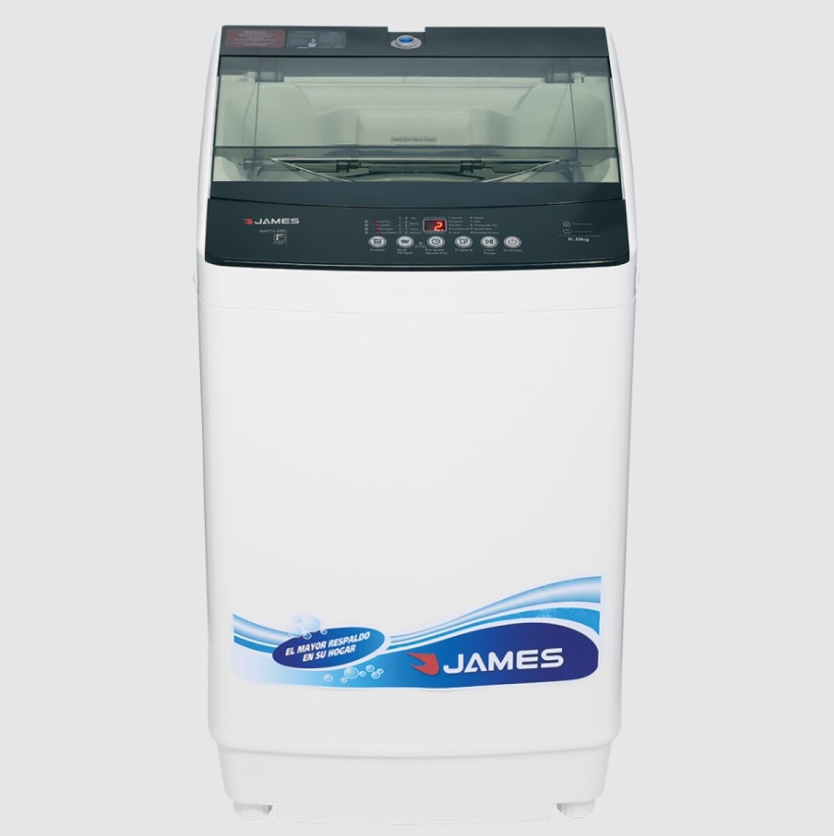 Lavarropas JAMES WMTJ 680 Carga Superior 6 kg – 800 RPM 