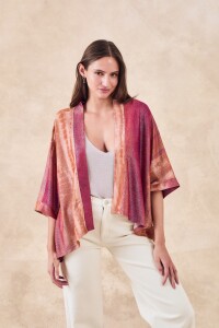 Kimono Lurex Ocre