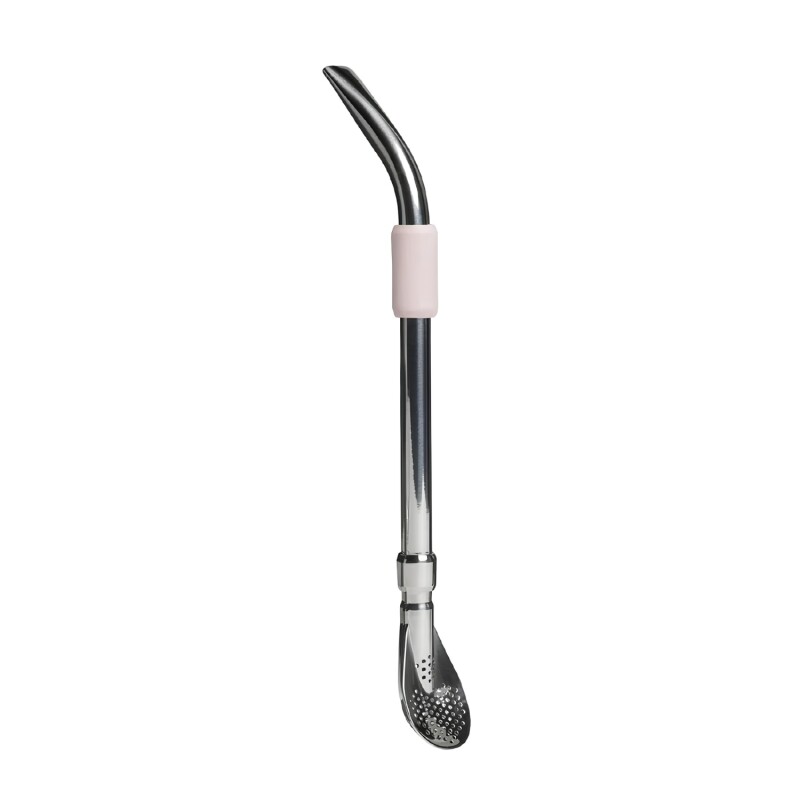 Bombilla en Acero Inoxidable Stanley Spoon Diseño de Flujo Constante Rosa