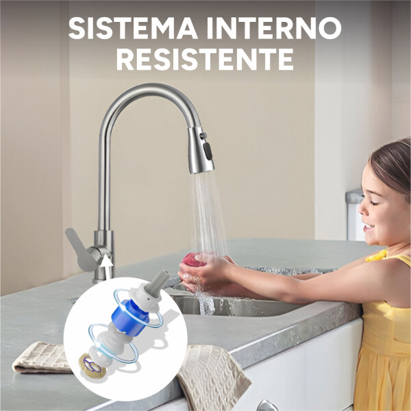 Monocomando Extensible Canilla Grifo Cocina Mesada Monocomando Extensible Canilla Grifo Cocina Mesada