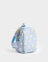Llavero Mochila Llavero De Mochila De Pu Estampa Con Tiracierre De Rubber - Azul Celeste