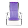 Reposera Silla Mor 8 Posiciones Reclinable Aluminio Playa Color Violeta Reposera Silla Mor 8 Posiciones Reclinable Aluminio Playa Color Violeta