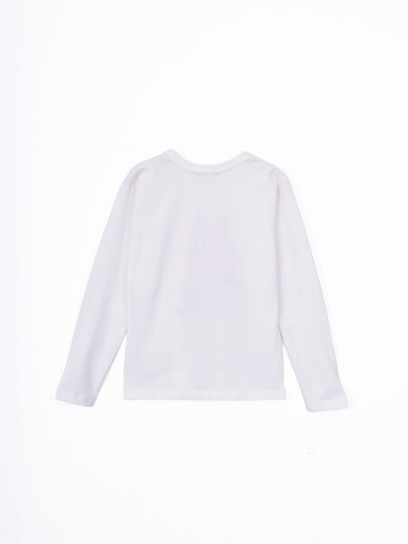 REMERA M/L SPORTY BLANCO