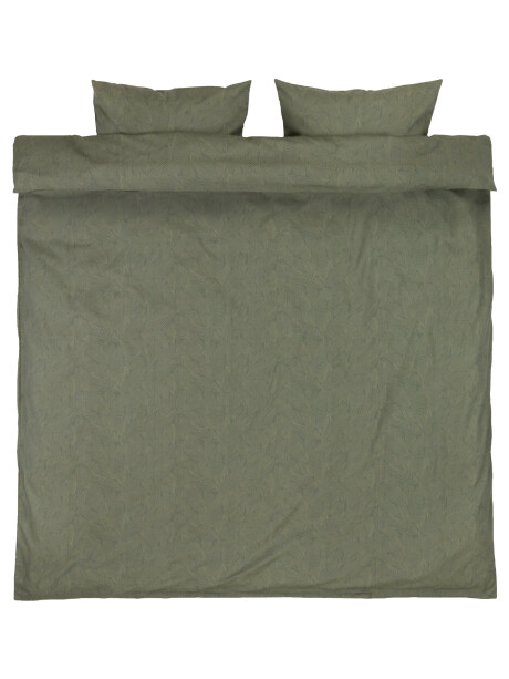 Juego funda nórdica TONE 240x220 verde Juego funda nórdica TONE 240x220 verde
