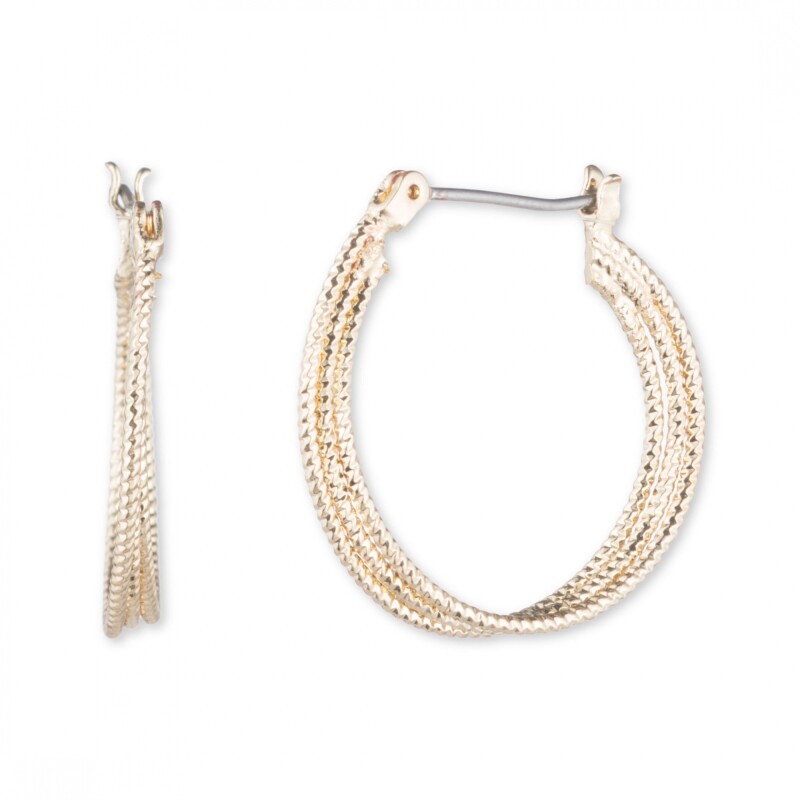 Pe Md Hoop - Gld Gold