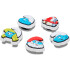 Jibbitz Los Pitufos 5 Pack Multicolor